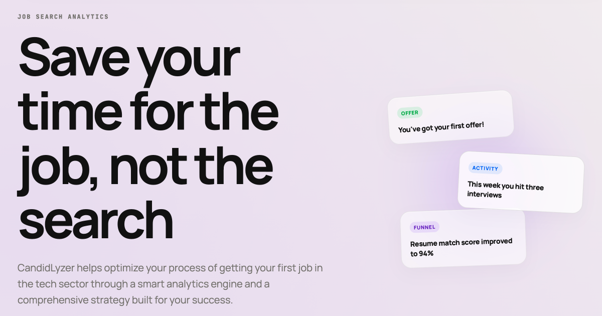 I built a smarter system for managing my job search logo